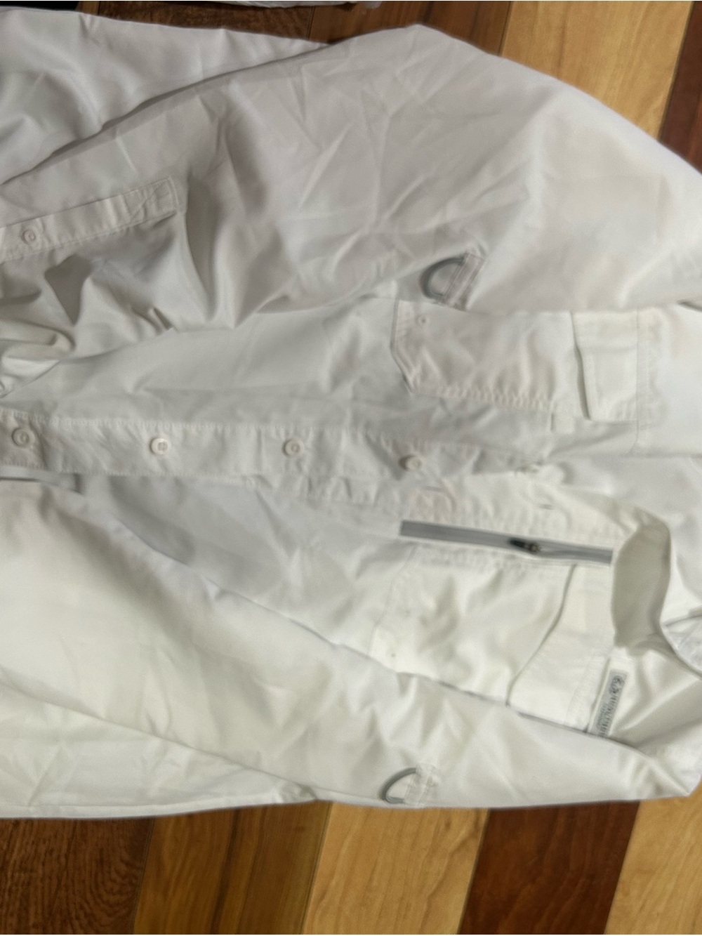 Realtree White Casual Button-Down Shirt